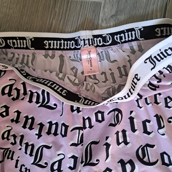 JUICY COUTURE sleepwear PJ lounge PANTS Mauve pink JC comfy casual SM - Picture 2 of 6